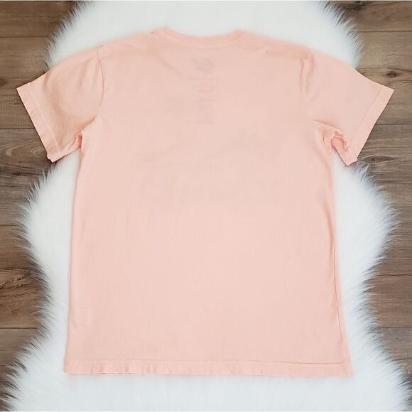 NWOT Anthropologie X Midnight Rider Huntington Beach Pink Retro Graphic Tee XS - Picture 7 of 9